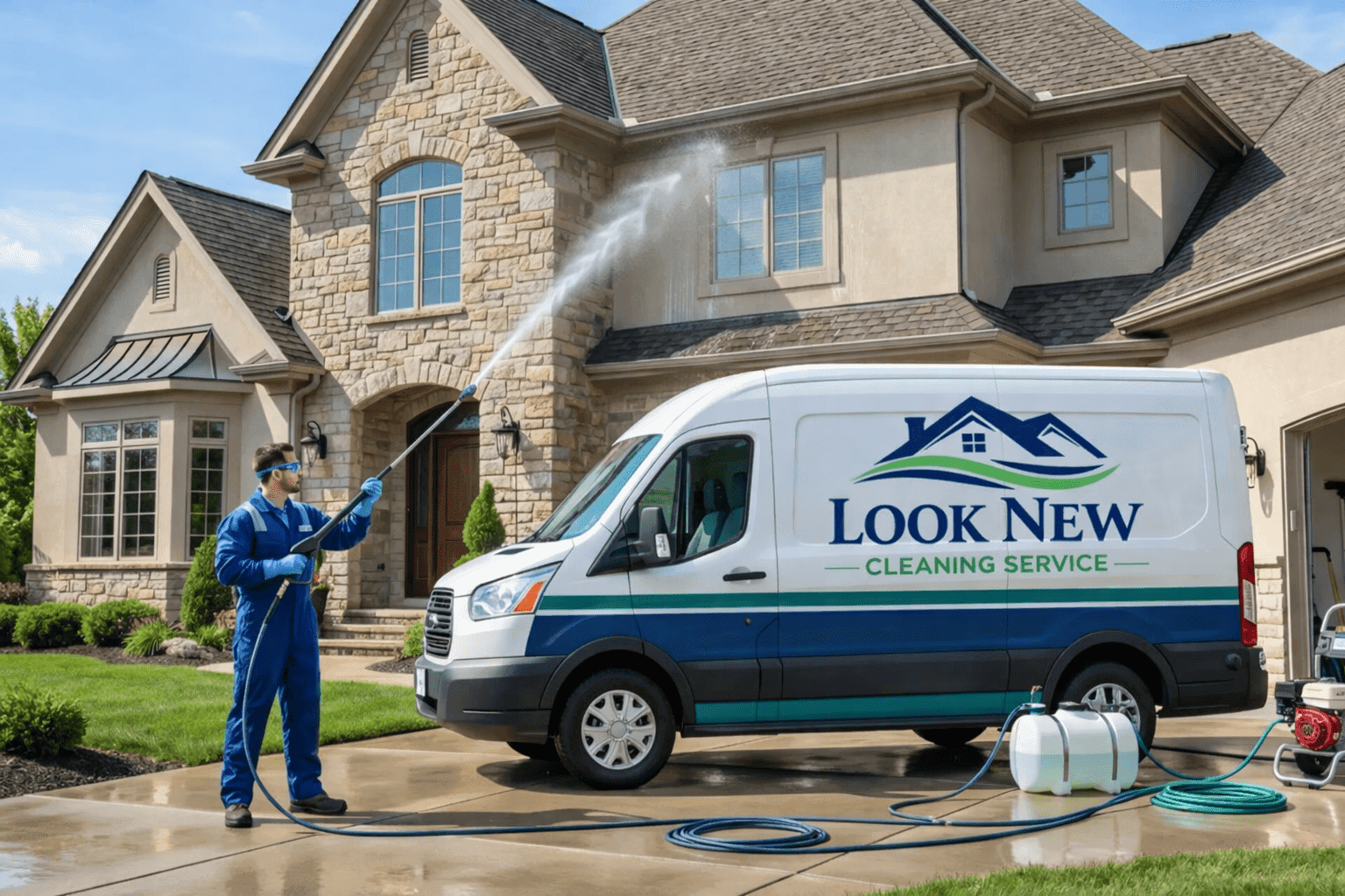 Exterior cleaning in Caherdavin